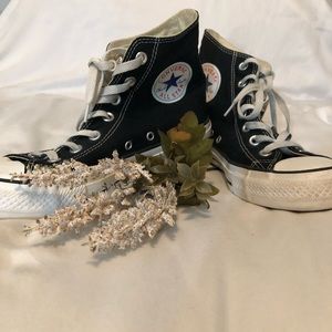 Women’s Black High Top Converse